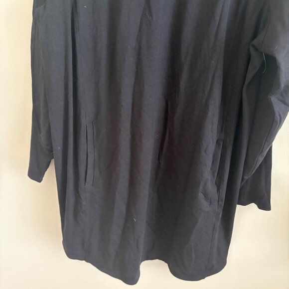 Athleta Athletic Long Sleeve Balance Midi Dress Black Women’s Size 2x - Picture 4 of 10